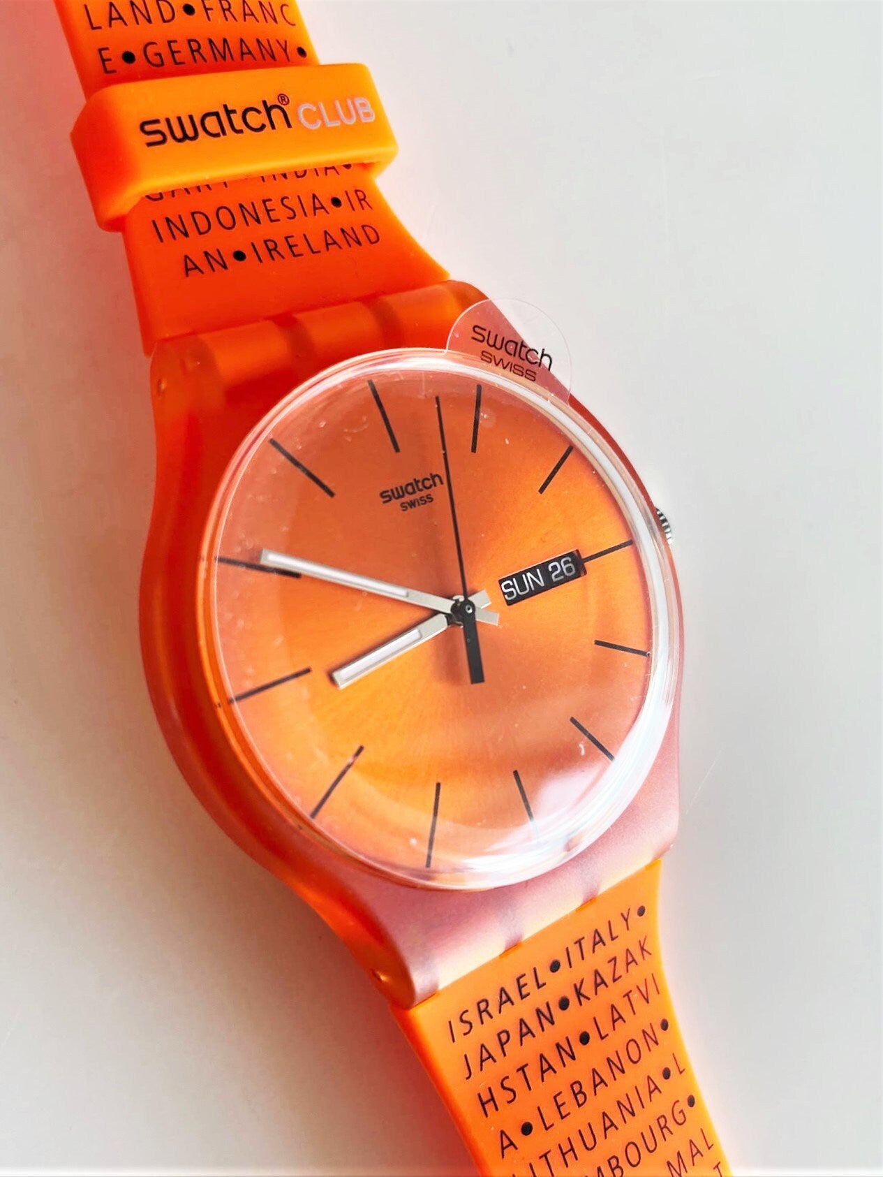 Swatch New Gent PUMPKIN REBEL / 30 YEARS KIT CLUB SUOO700I (2011)