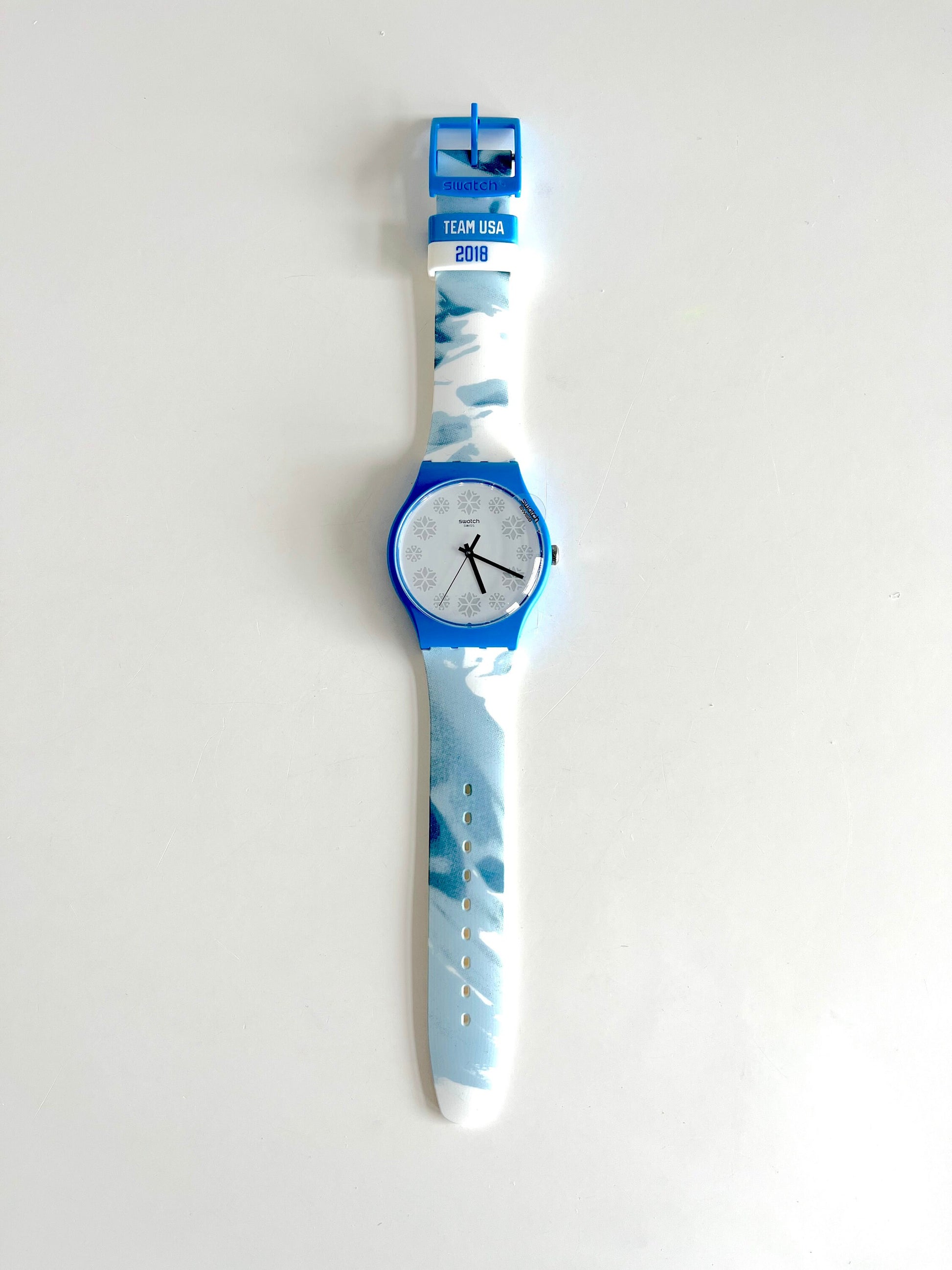 Swatch New Gent DREAM OF SNOW US Olympic Team SUOZ275 (2018)