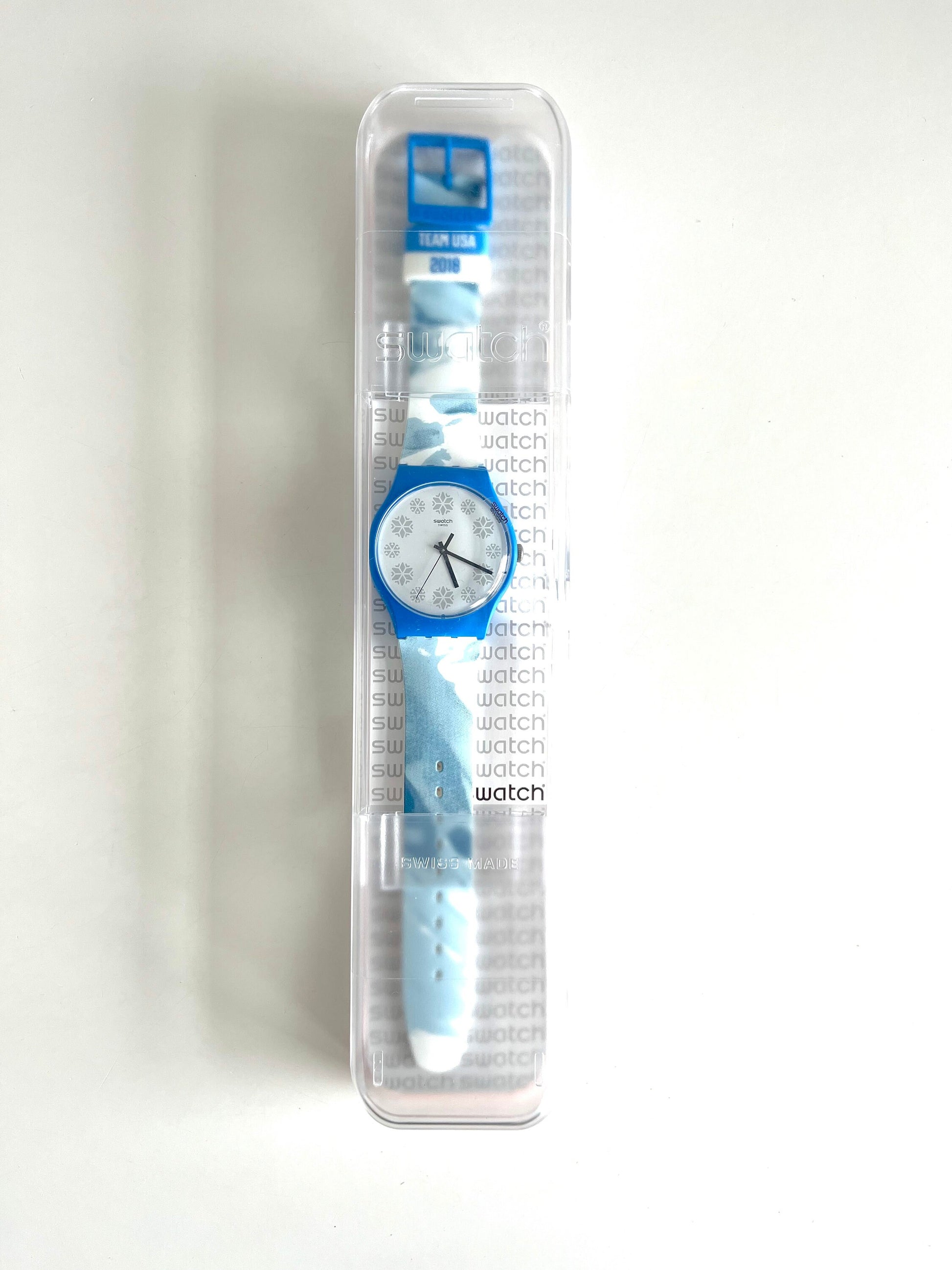 Swatch New Gent DREAM OF SNOW US Olympic Team SUOZ275 (2018)