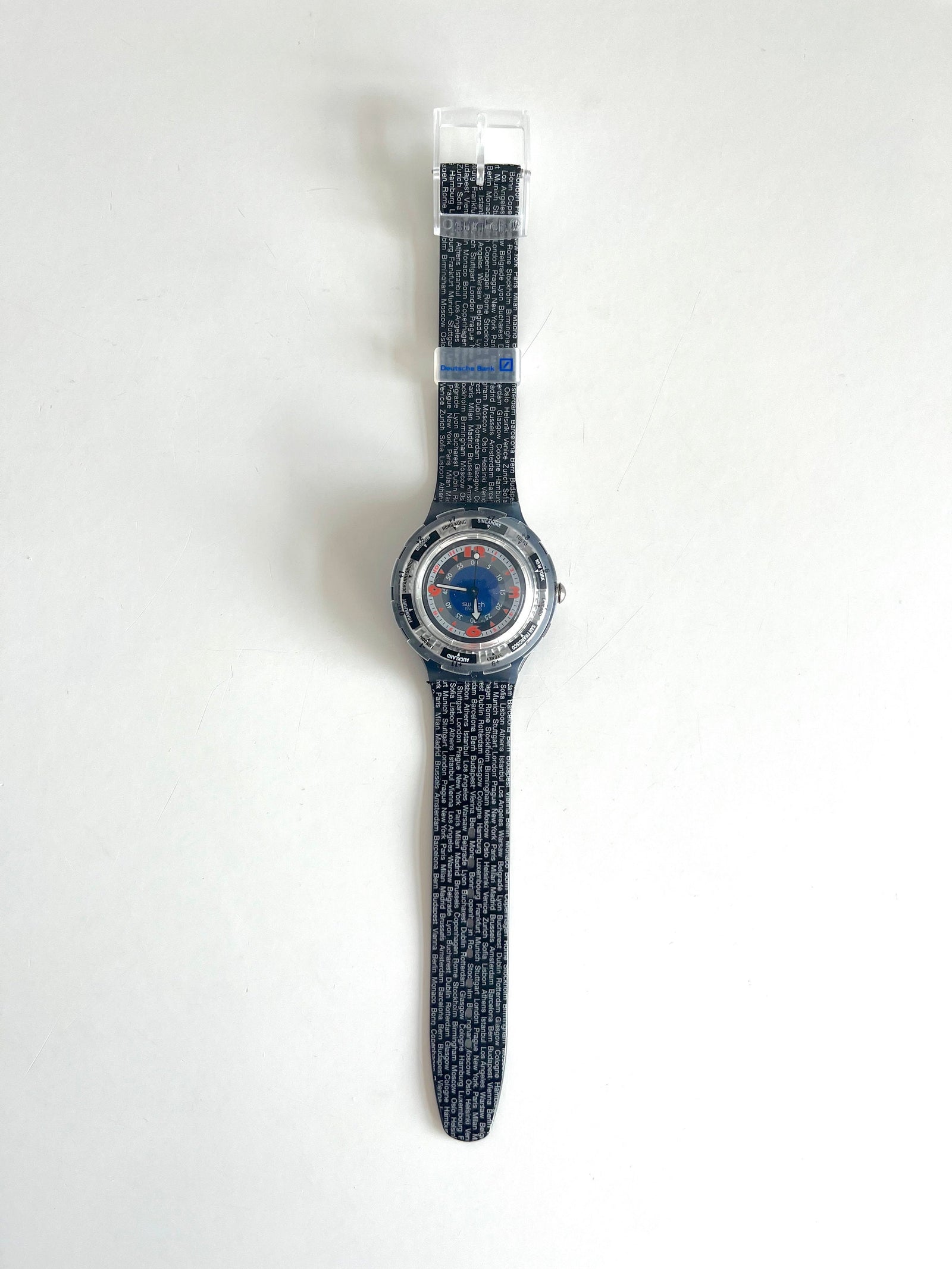 Swatch Scuba 200 DEUTSCHE BANK (Black Gondola) SDM100C (2000)