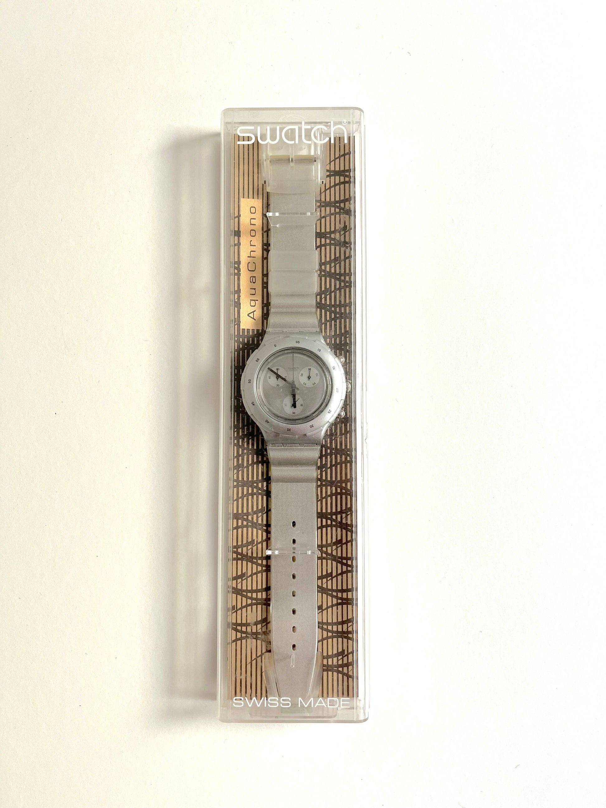 Swatch Aqua Chrono SILVER SBM107 (1997)