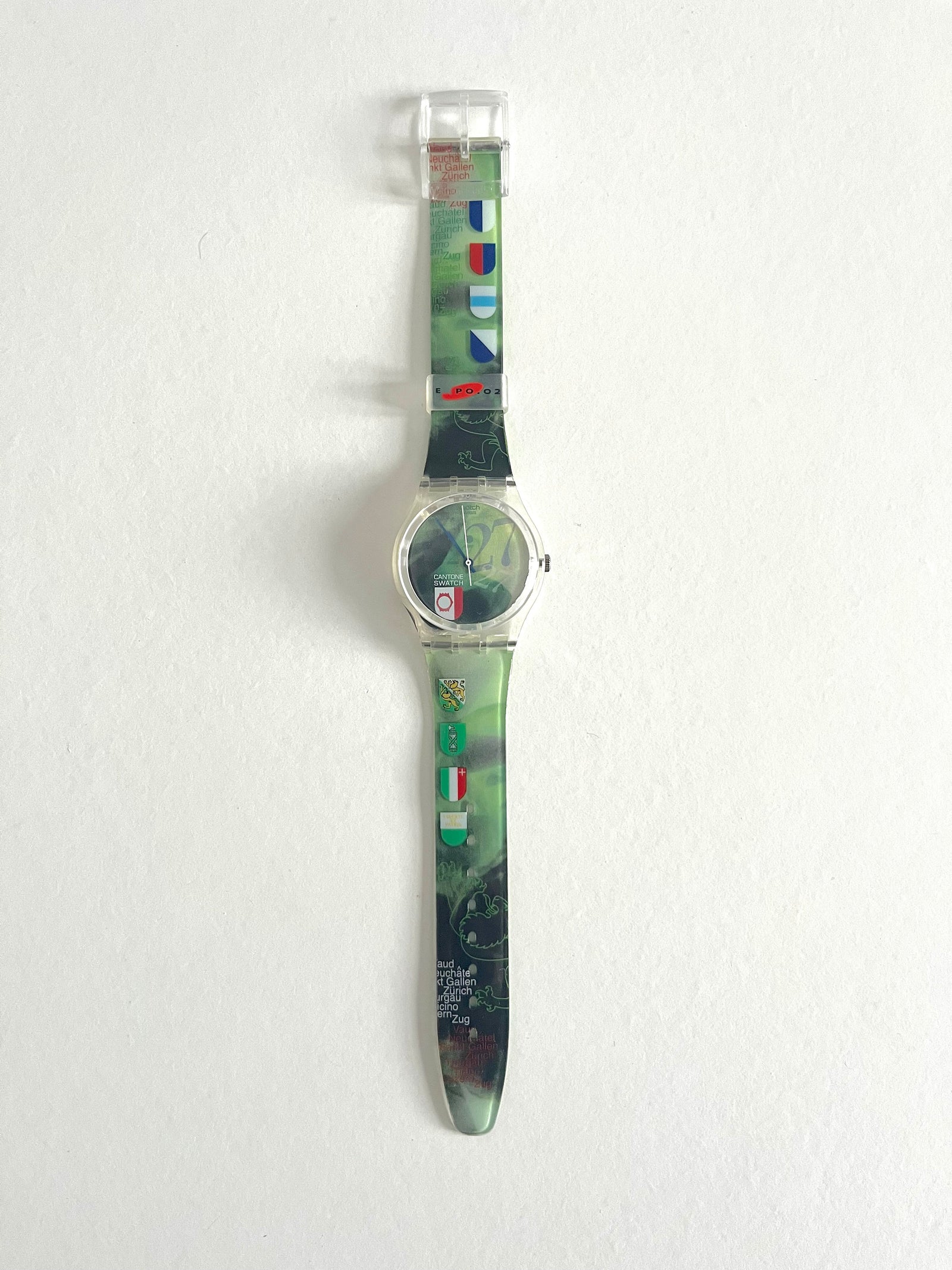 Swatch Gent 27 MO CANTONE Verte GZ173 (2002)
