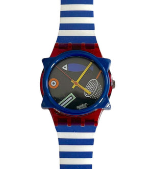 Swatch GUARD TROP Grande Bleu Foncé Pour Montres 34mm