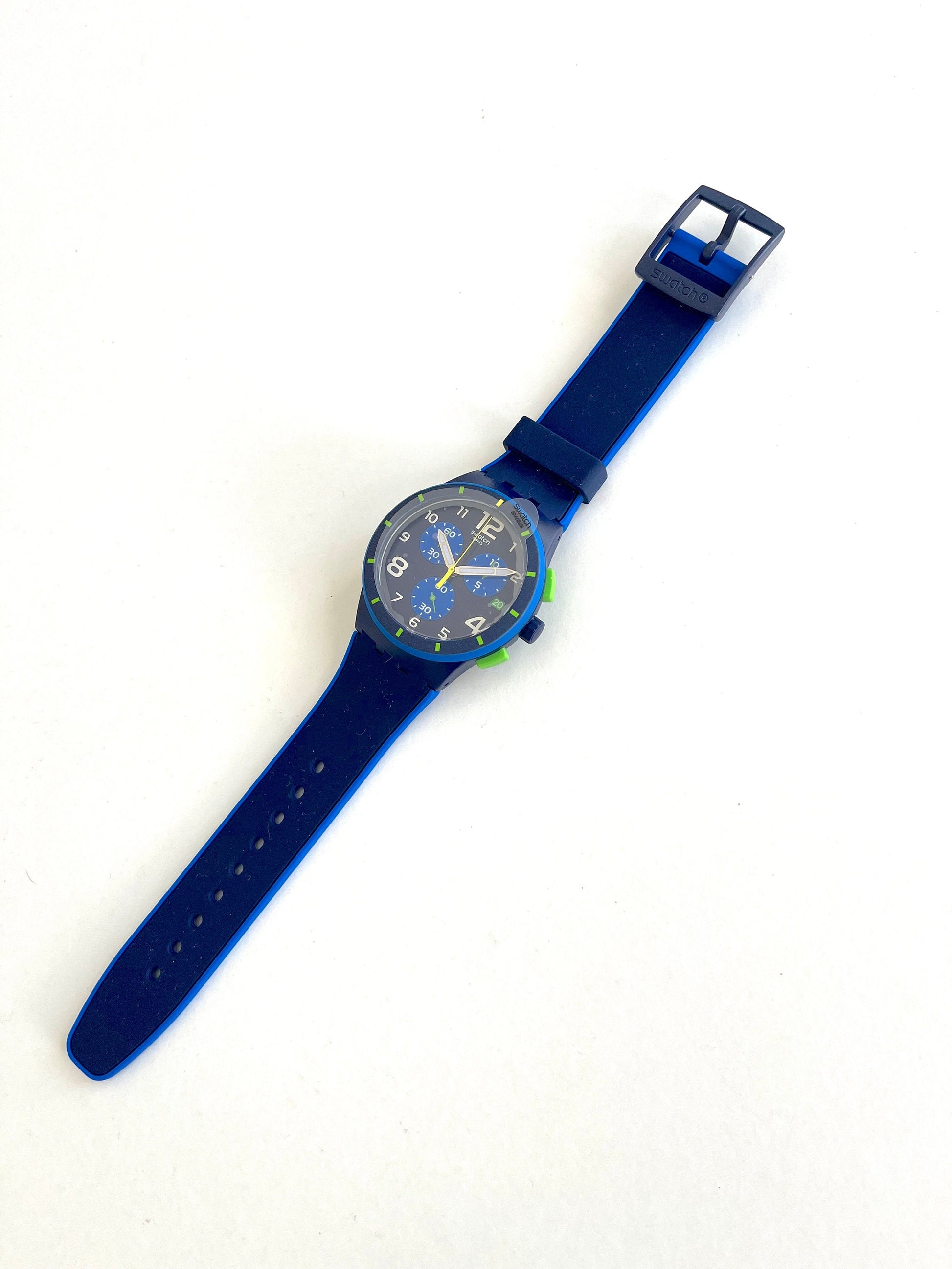 Swatch Chrono Plastic Bleu Sur Bleu SUSN409 (2017)