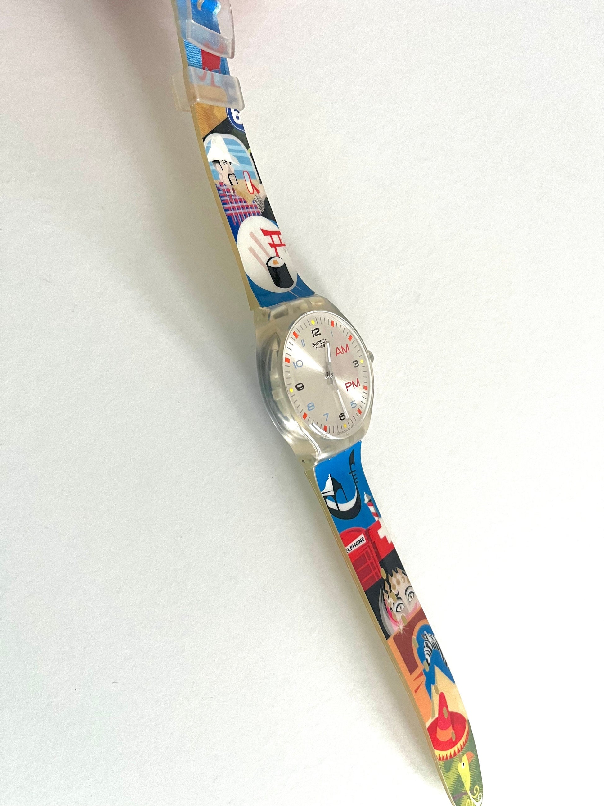 Swatch Touch Bi-Timer GLOBAL HOUR STBK102 (2005)