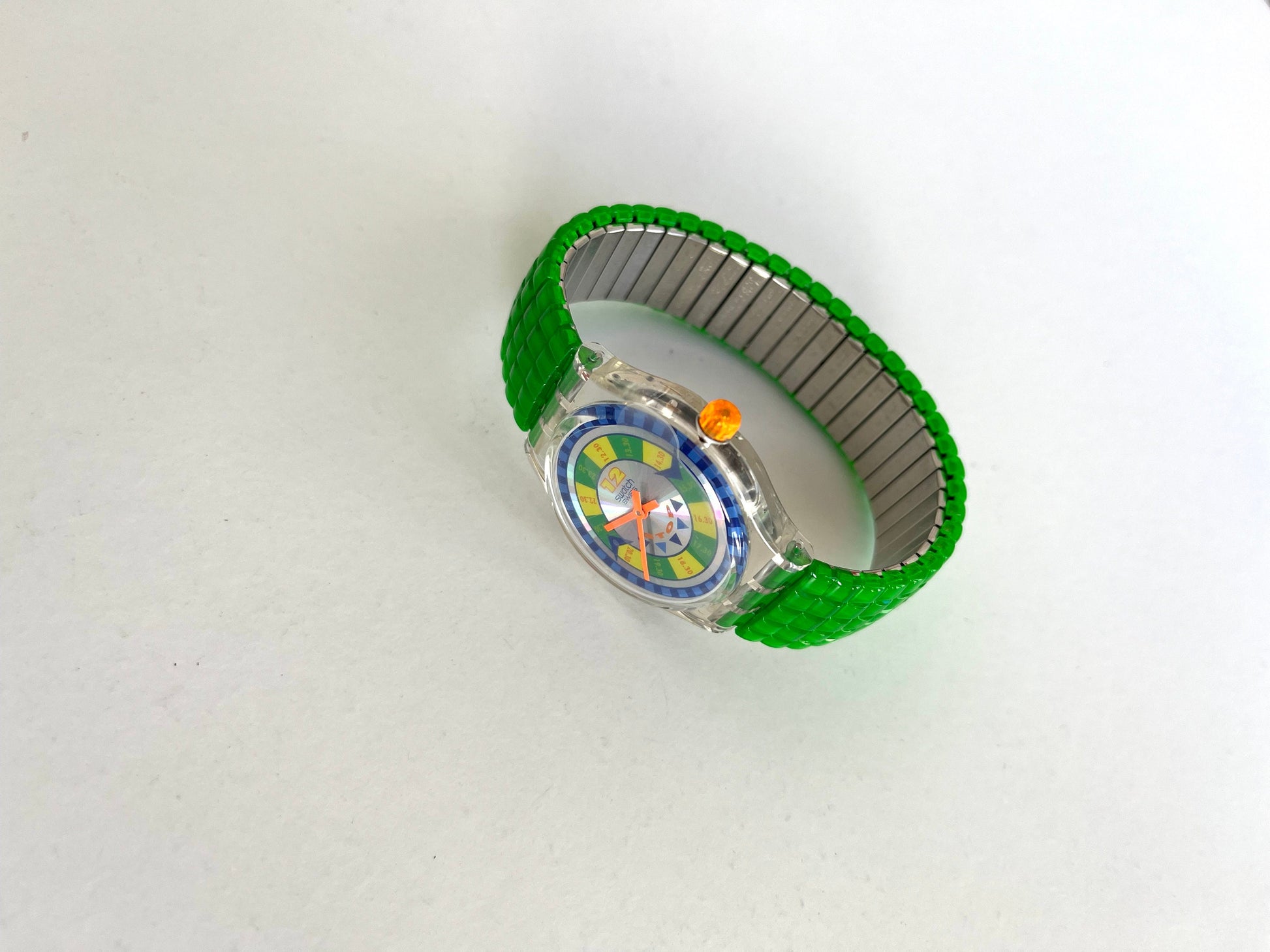 Swatch Stop Watch GREEN SPEED SSK111 (1994)
