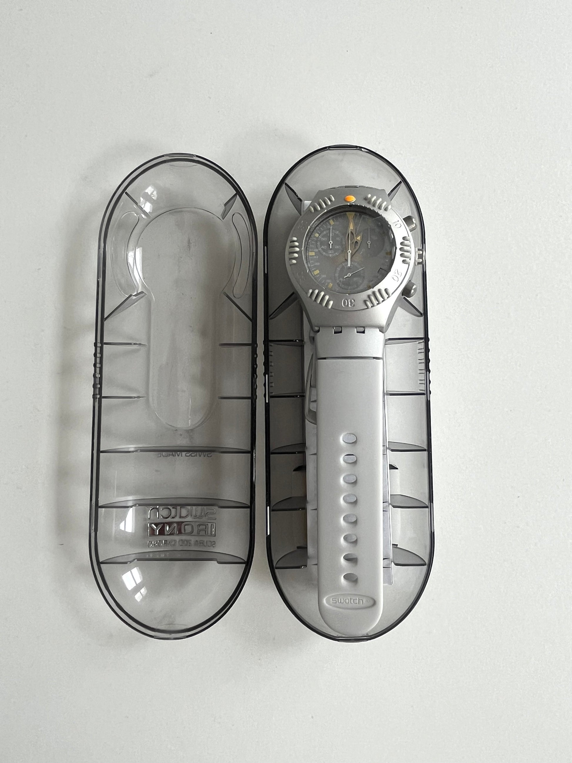 Swatch Irony Scuba Chrono SEA COUNTER GREY YBS4009P (2001)