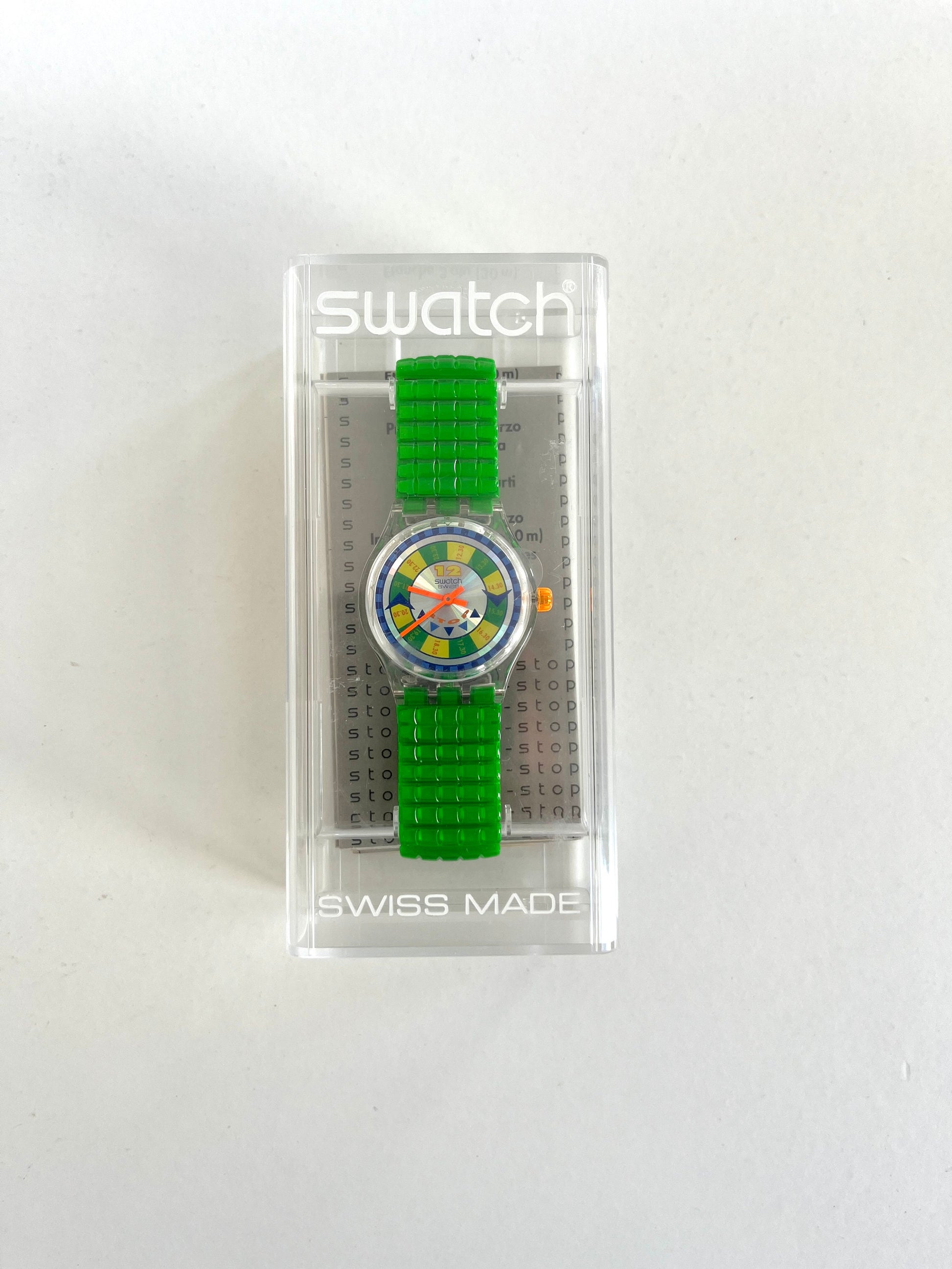Swatch Stop Watch GREEN SPEED SSK111 (1994)