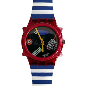 Swatch GUARD TOO Bordeaux Pour Swatch Gent (2000)