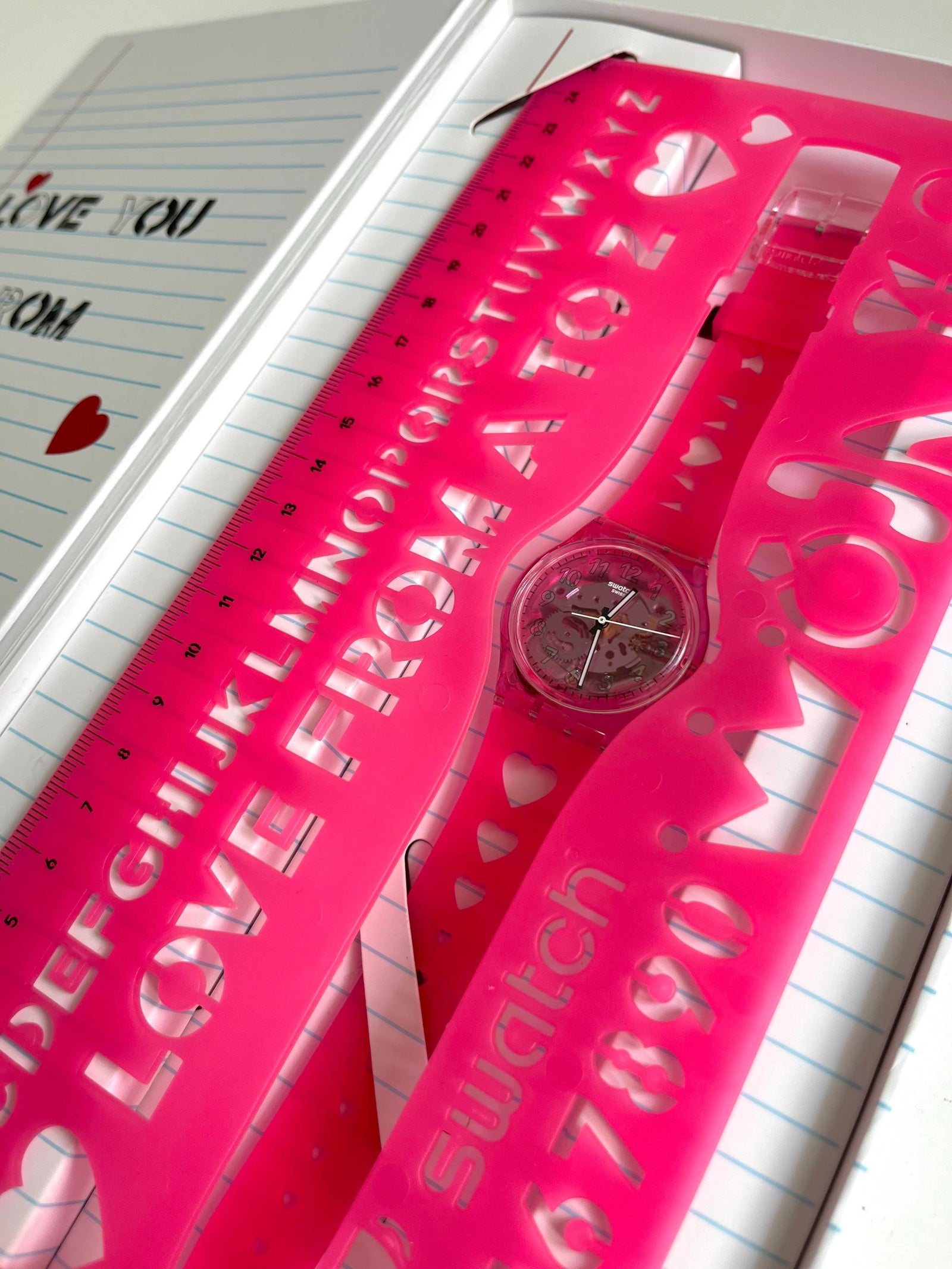 Swatch Gent Mother's Day Special Love With All The Alphabet GZ354 (2021)