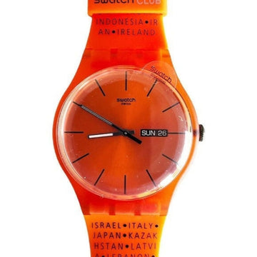 Swatch New Gent PUMPKIN REBEL / 30 YEARS KIT CLUB SUOO700I (2011)
