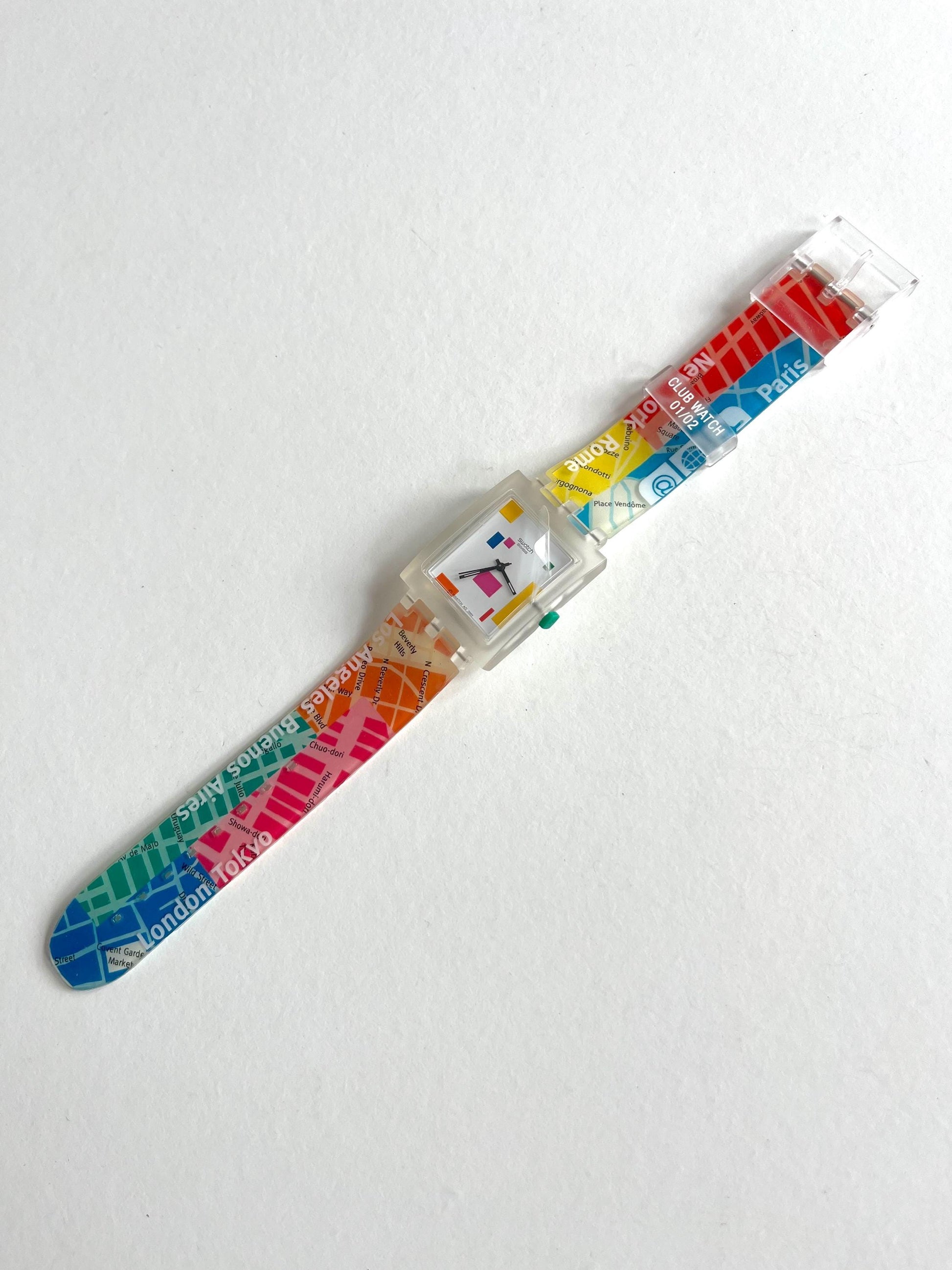Swatch Square WORLD 2 Club Special SUAZ100 (2001)