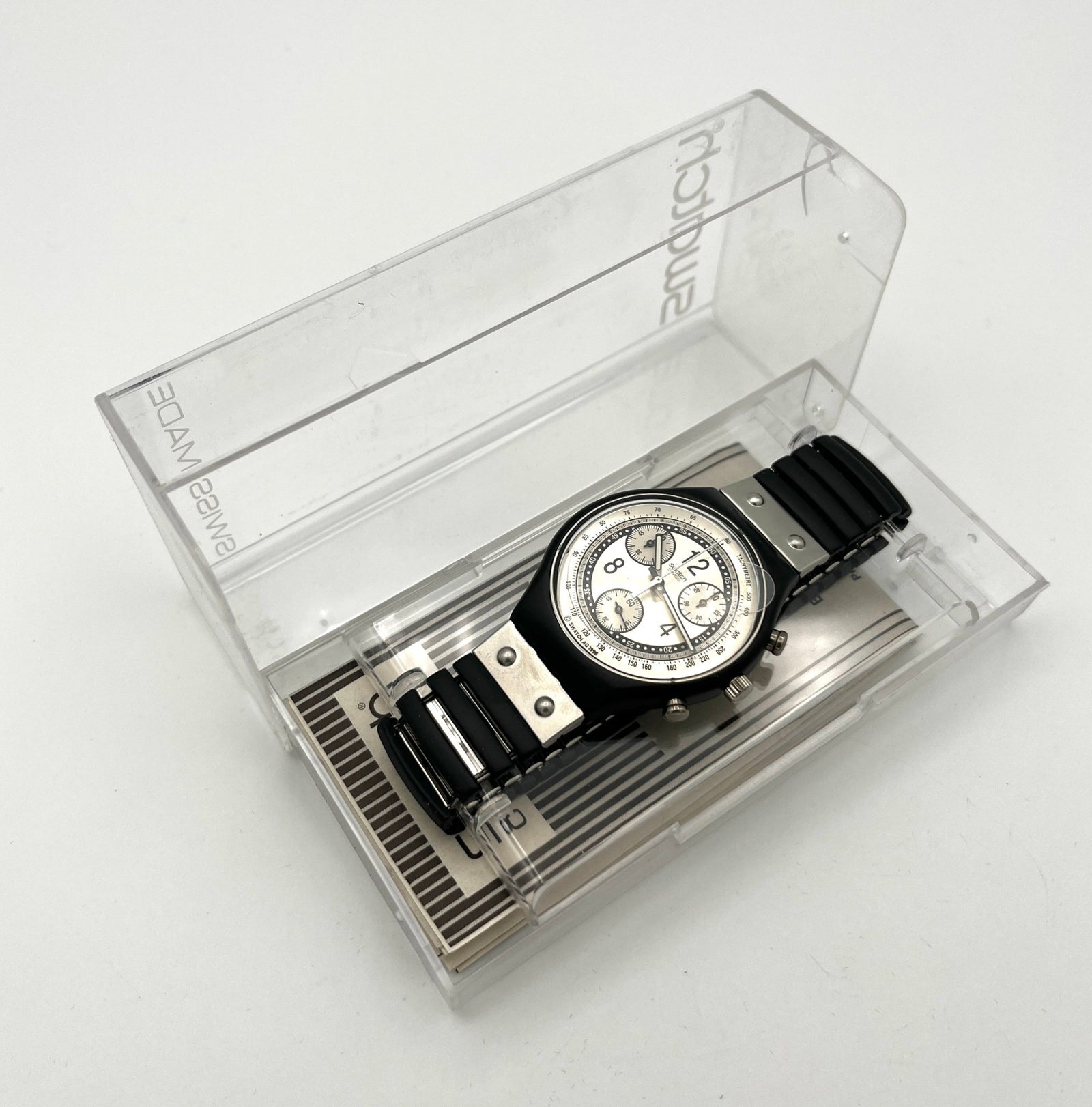 Swatch Chrono METAL EDGE SCB119B (1997)