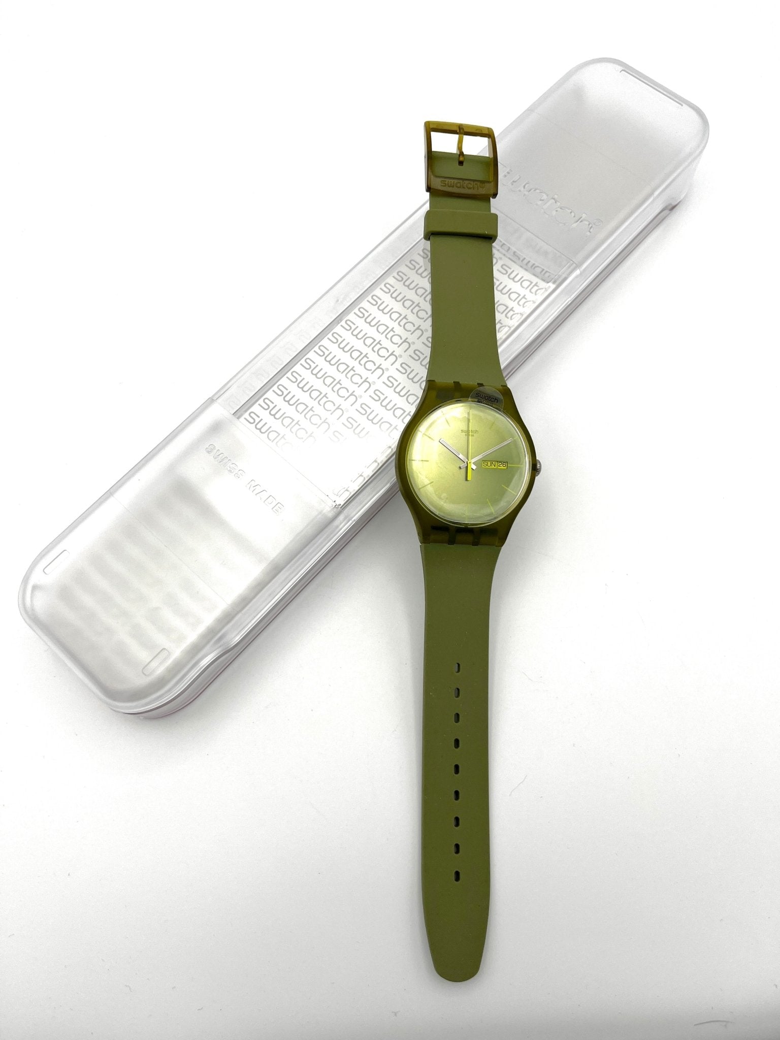 Swatch New Gent OLIVE REBEL SUOG700 (2010)