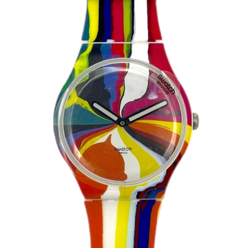 Swatch New Gent WIDE ACRES OF TIME by Ian Davenport SUOZ269S (2017)