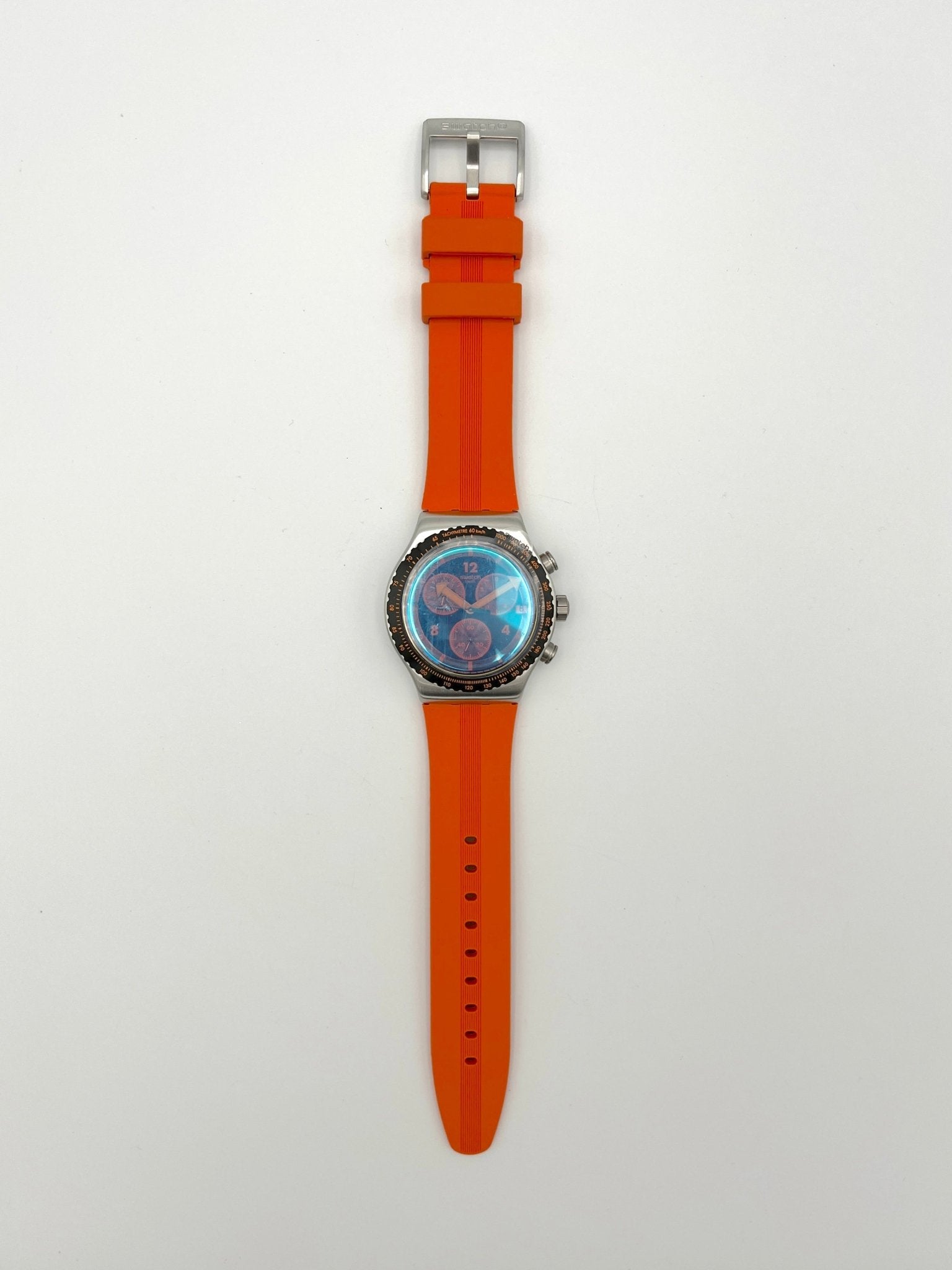 Swatch New Irony Chrono TANGERINE TIGER YVS529